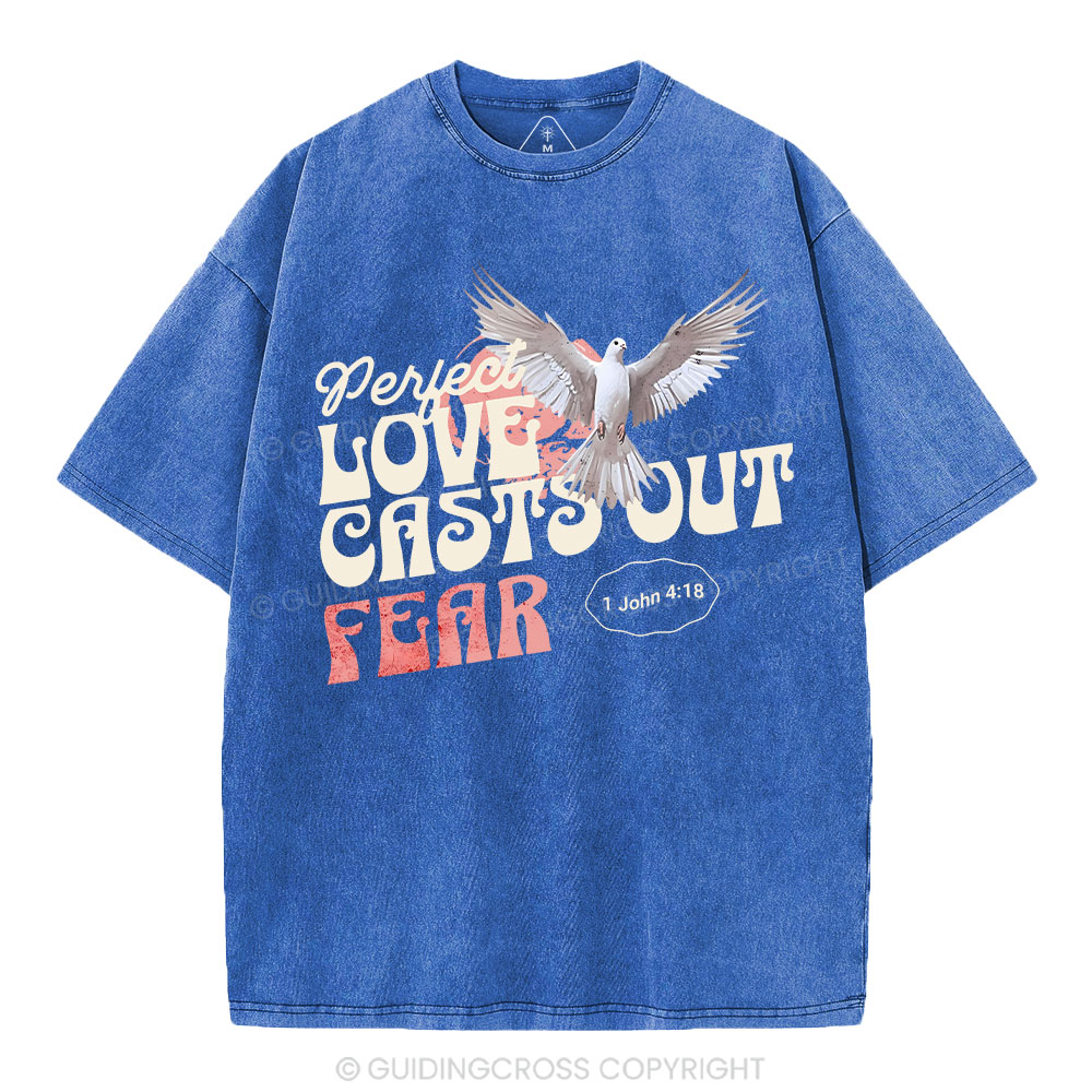 Perfect Love  Christian Washed T-Shirt