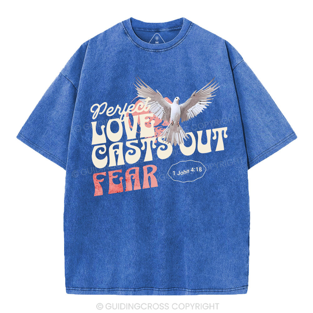 Perfect Love  Christian Washed T-Shirt