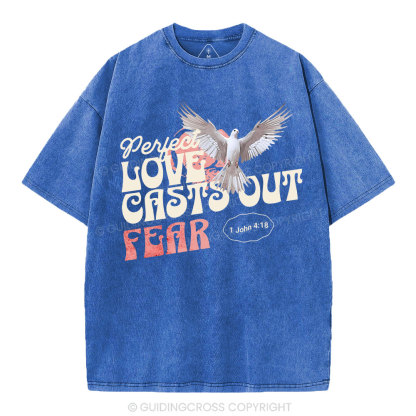 Perfect Love  Christian Washed T-Shirt