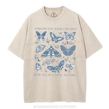 Perhaps You Were Created Christian Washed T-Shirt