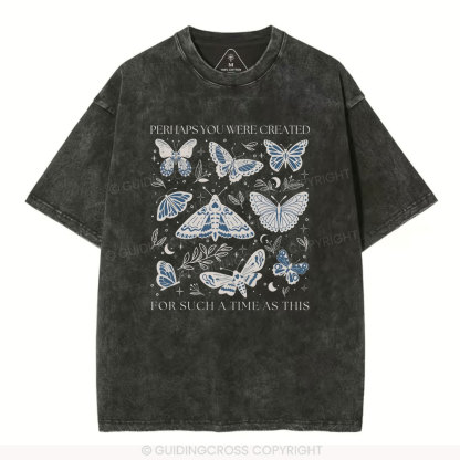 Perhaps You Were Created Christian Washed T-Shirt