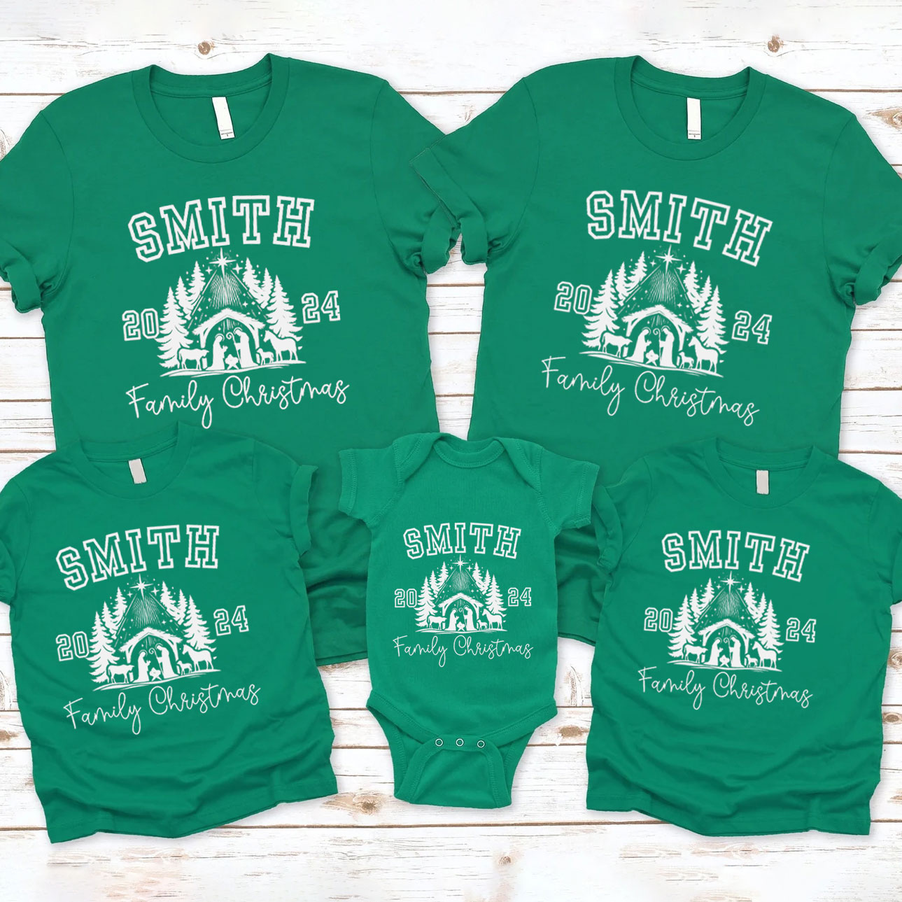 Personalized 2024 Christmas Family Matching Shirts