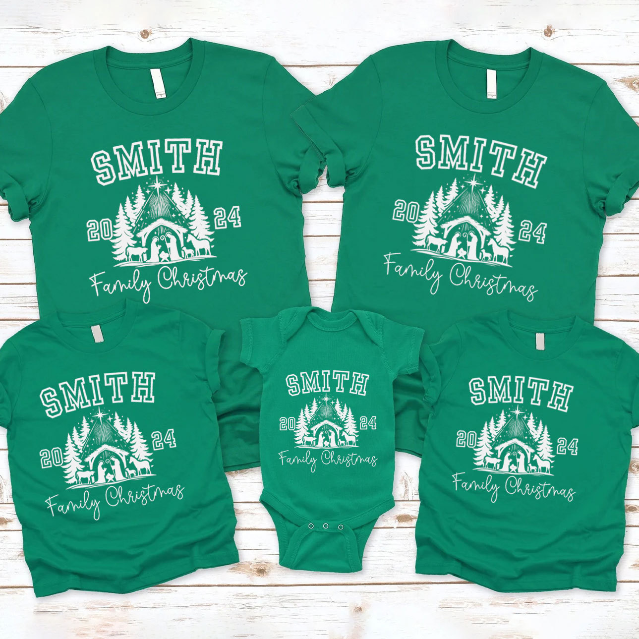 Personalized 2024 Christmas Family Matching Shirts