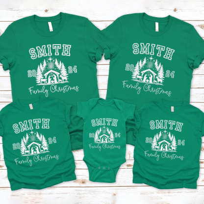 Personalized 2024 Christmas Family Matching Shirts