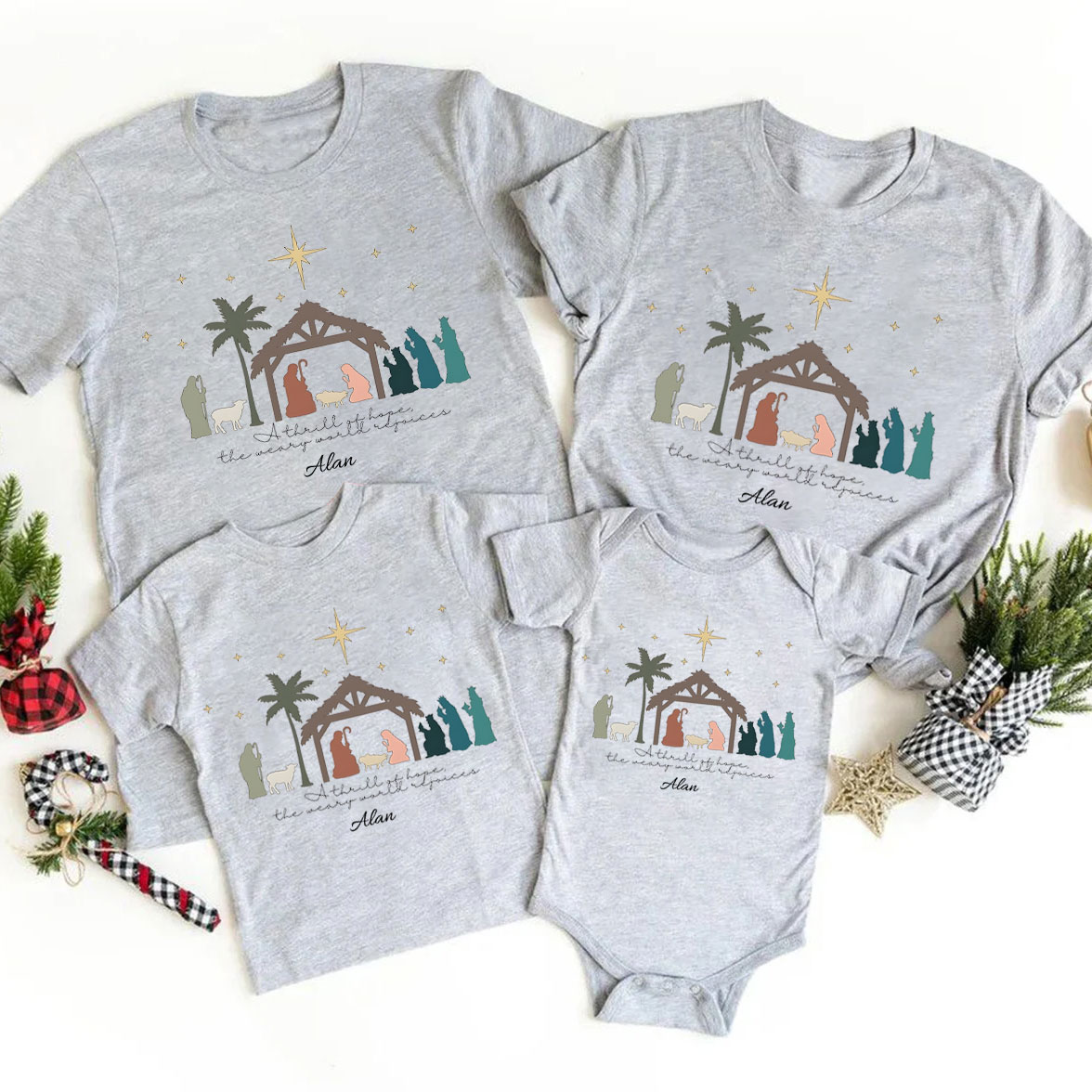 Personalized Have A Christ Filled Christmas Family Matching Shirts Sale - GuidingCross