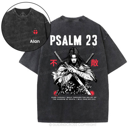 Personalized Aesthetic Mens Christian Washed T-Shirt