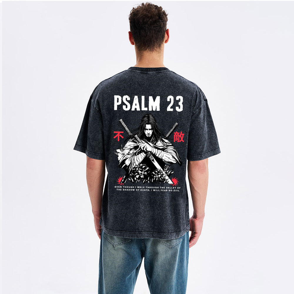 Personalized Aesthetic Mens Christian Washed T-Shirt