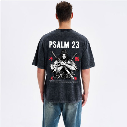 Personalized Aesthetic Mens Christian Washed T-Shirt