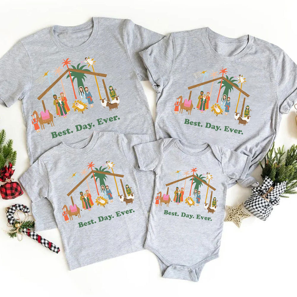 Personalized Best Day Ever Christmas Family Matching Shirts