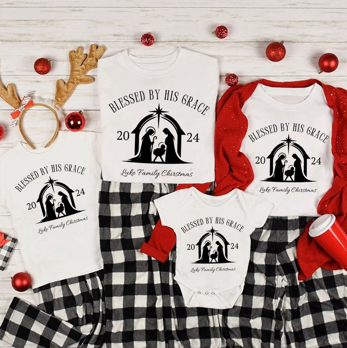 Personalized Have A Christ Filled Christmas Family Matching Shirts Sale - GuidingCross