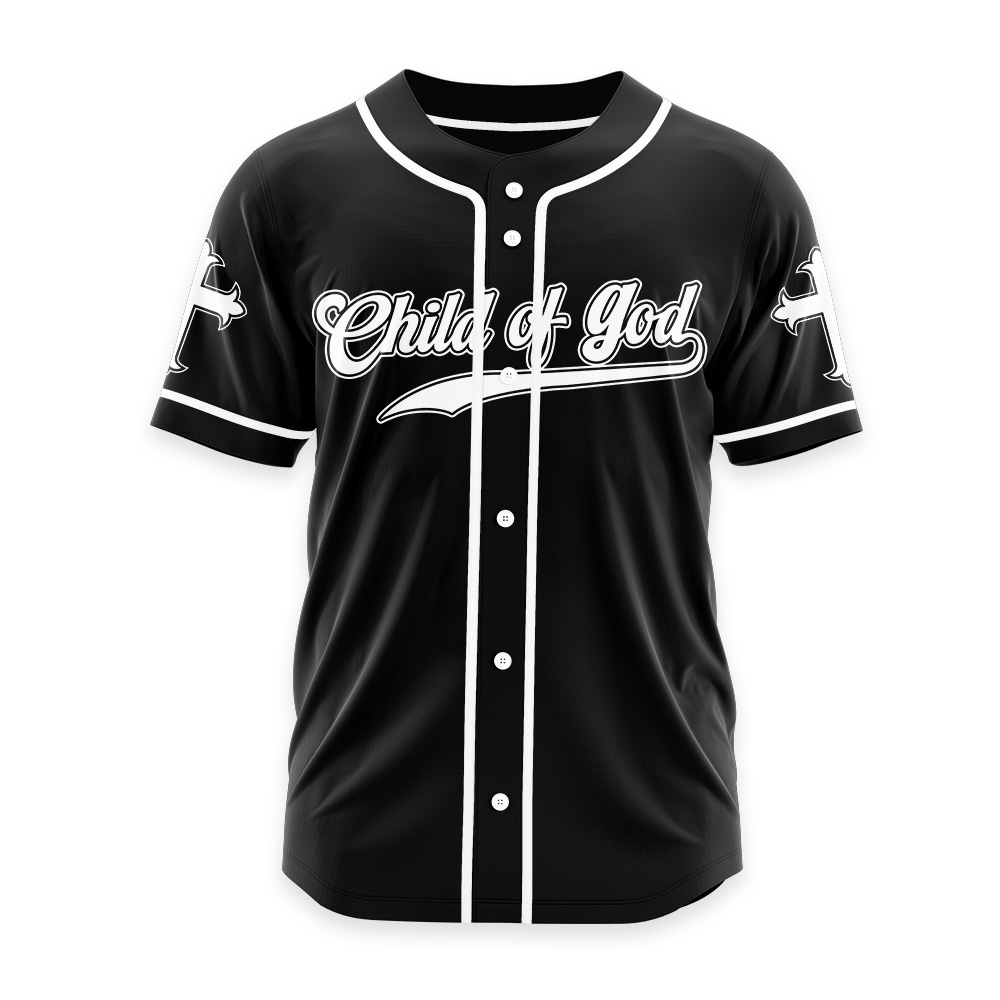 Personalized Child Of God Christian Baseball Jersey