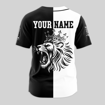 Personalized Child Of God Lion Christian Baseball Jersey