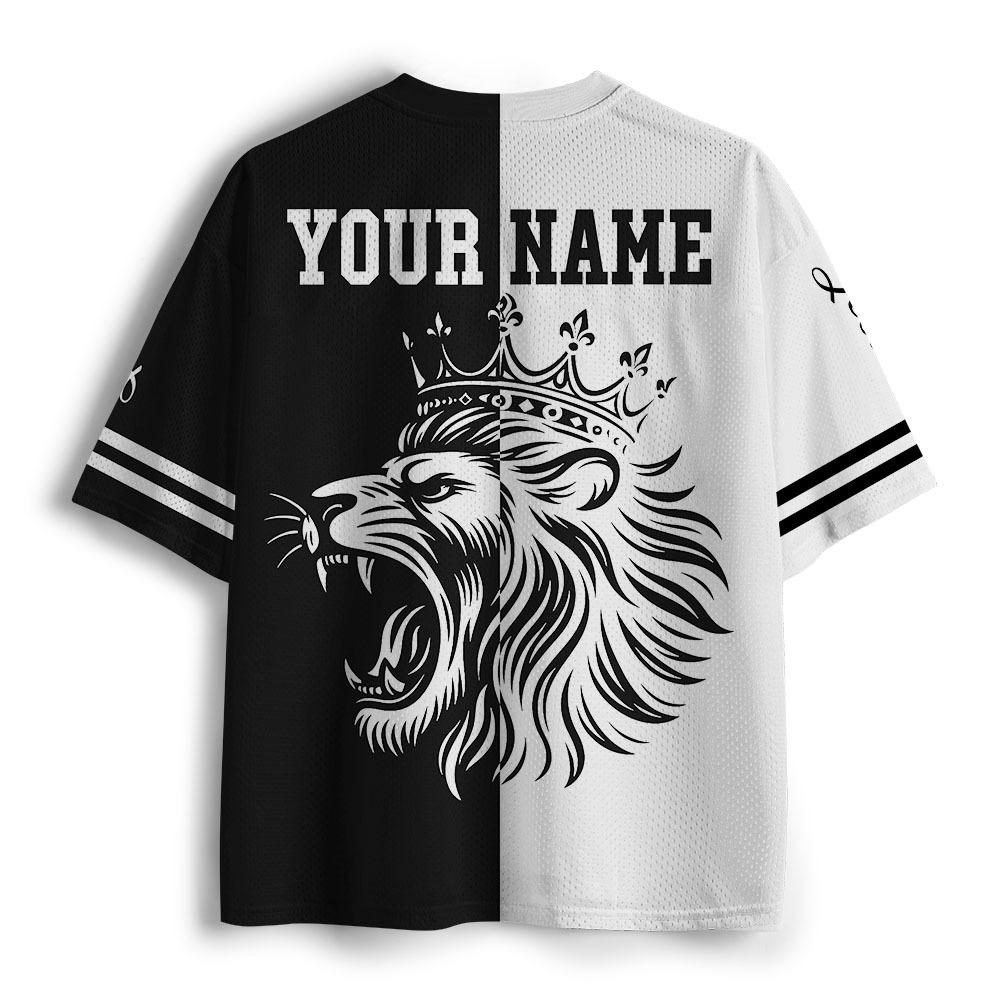 Personalized Child Of God Lion Christian Mesh Jersey