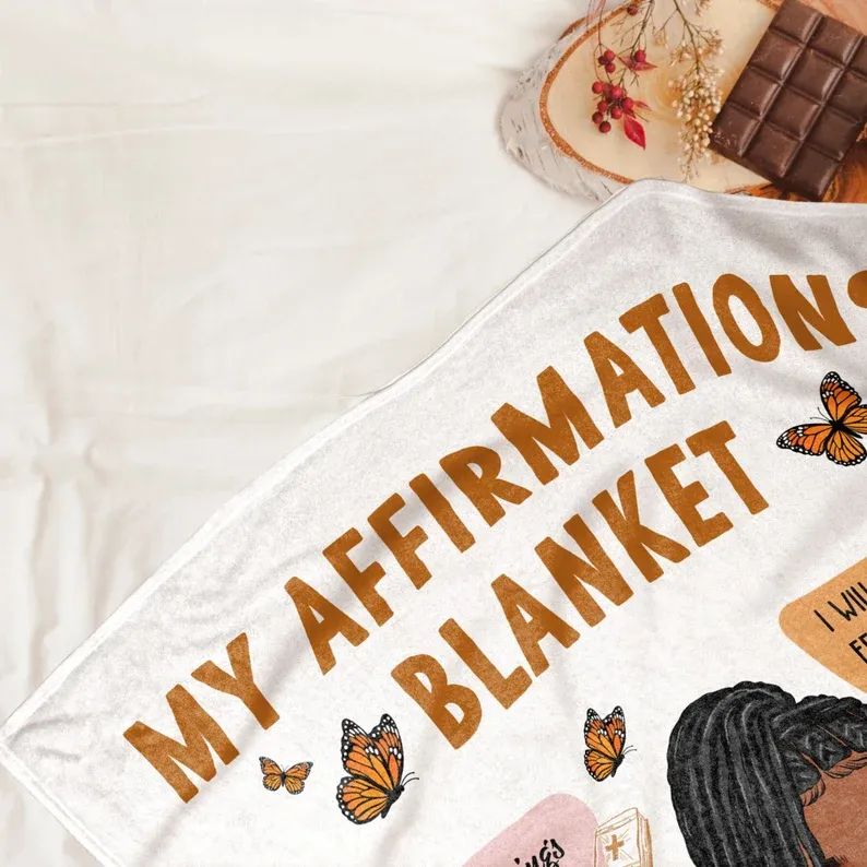 Personalized Christian Bible Verse Affirmations Christian Blanket Sale ...