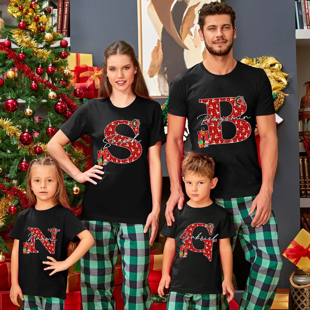 Personalized Christian Christmas Family Matching Shirts