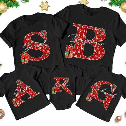 Personalized Christian Christmas Family Matching Shirts