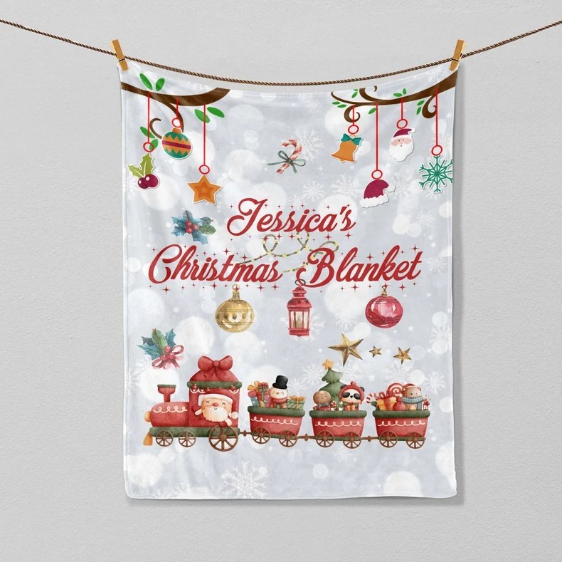 Personalized Christmas Blanket