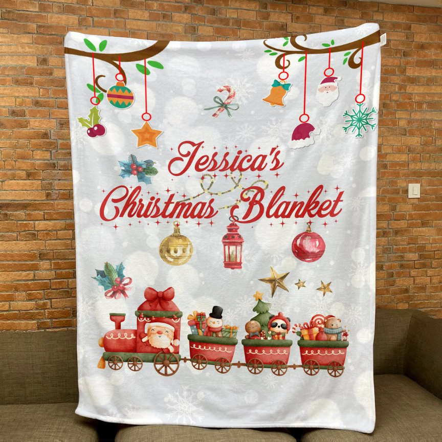 Personalized Christmas Blanket