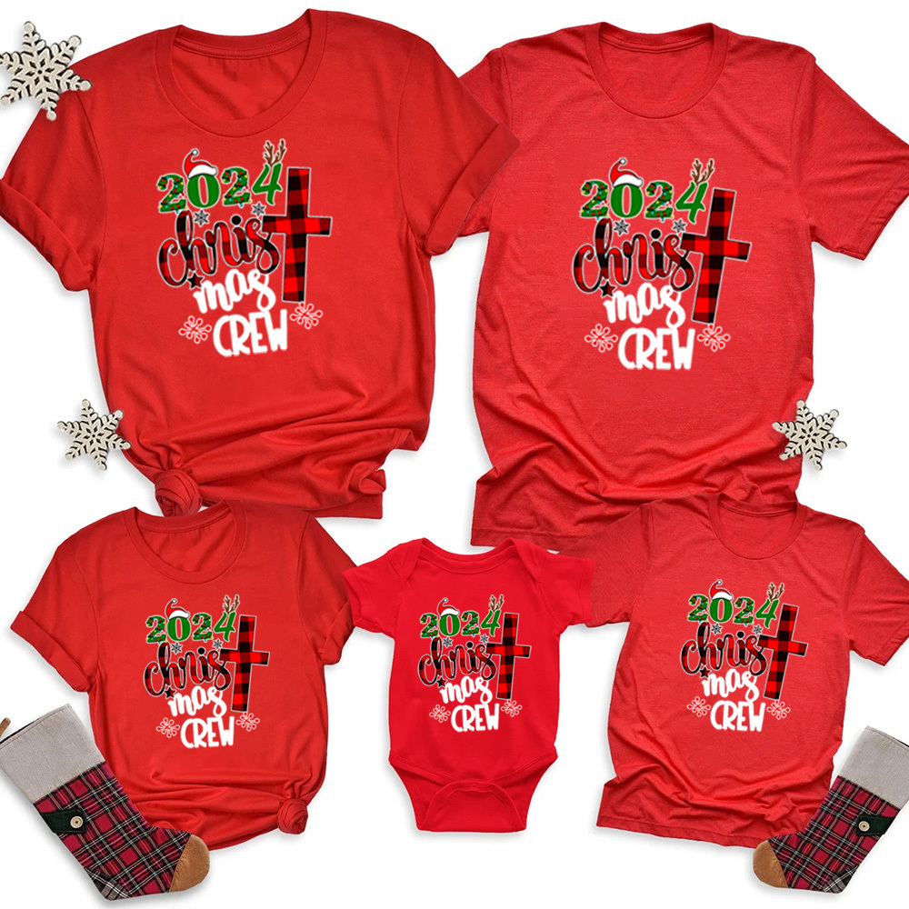 Personalized Christmas Crew Family Matching Shirts