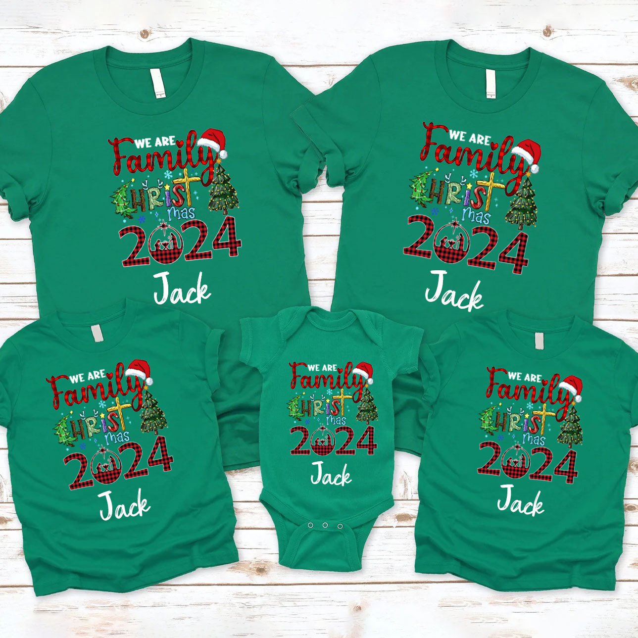 Personalized Christmas Family Matching Shirts