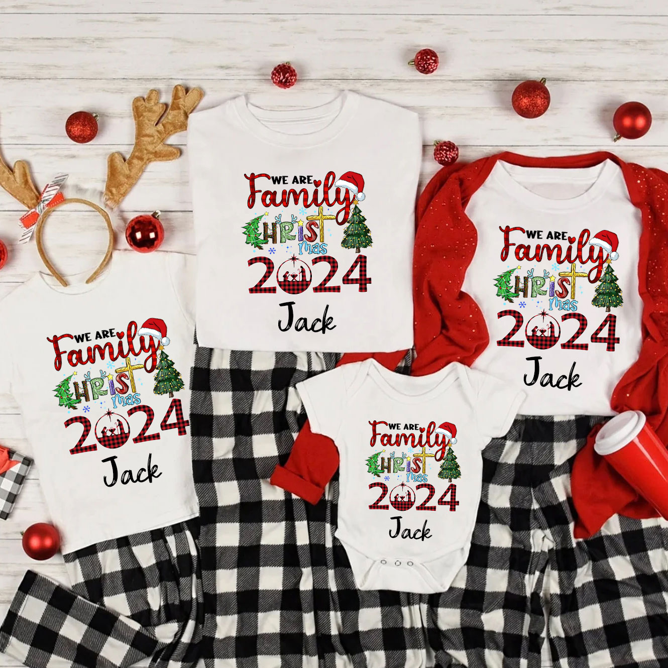 Personalized Christmas Family Matching Shirts