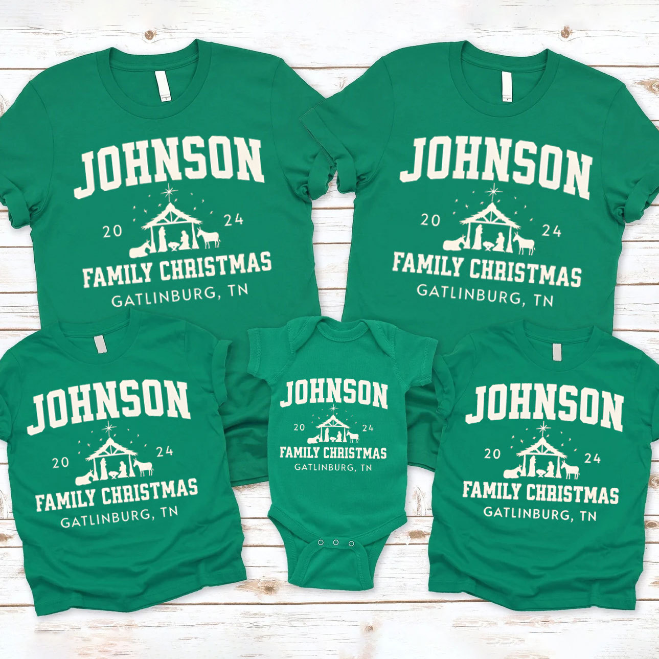 Personalized Christmas Family Matching Shirts