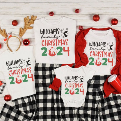Personalized Christmas Family Matching Shirts