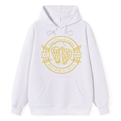 Personalized Church Name And Year Salt & Light Matthew 5:13 Christian Hoodie