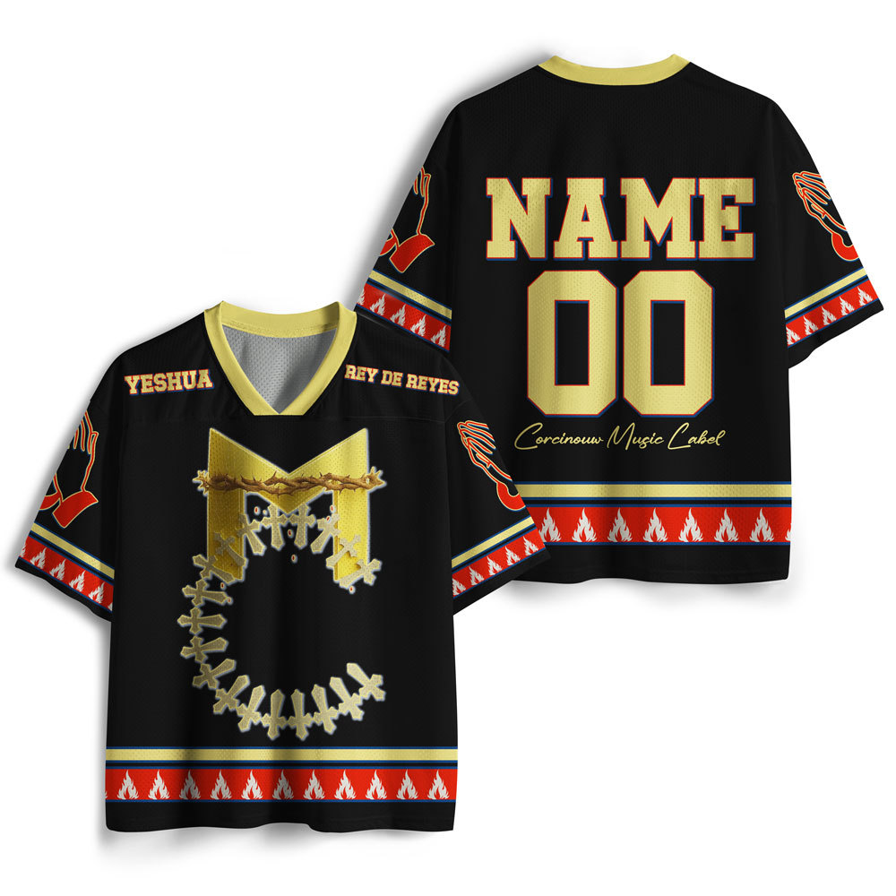 Personalized Crown of Thorns Christian Mesh Jersey