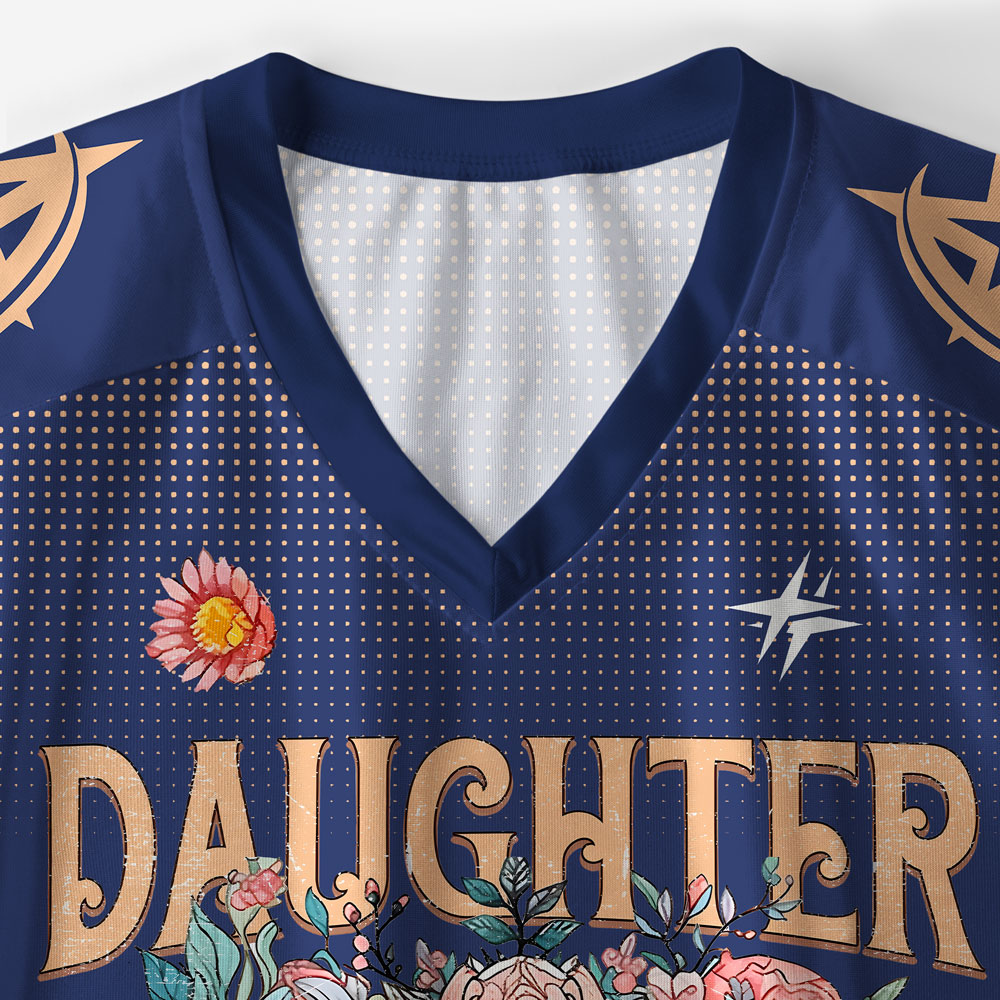 Personalized Daughgter Of The King Long Christian Sleeve Jersey