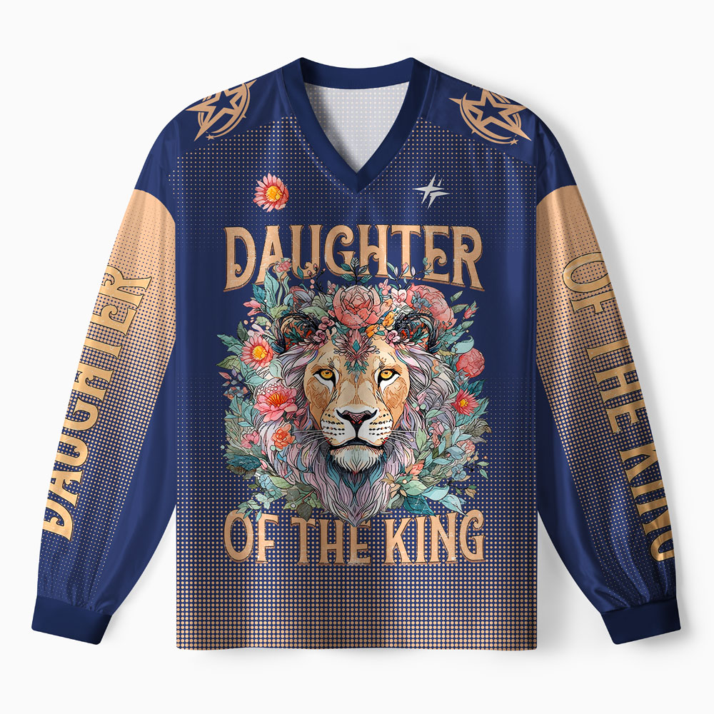 Personalized Daughgter Of The King Long Christian Sleeve Jersey