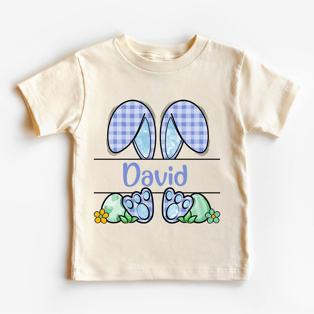 Personalized Easter Bunny Kid T-Shirt