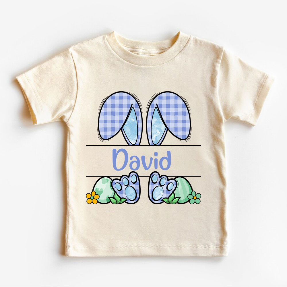Personalized Easter Bunny Kid T-Shirt