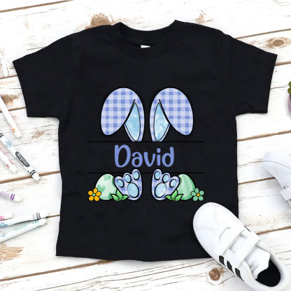 Personalized Easter Bunny Kid T-Shirt