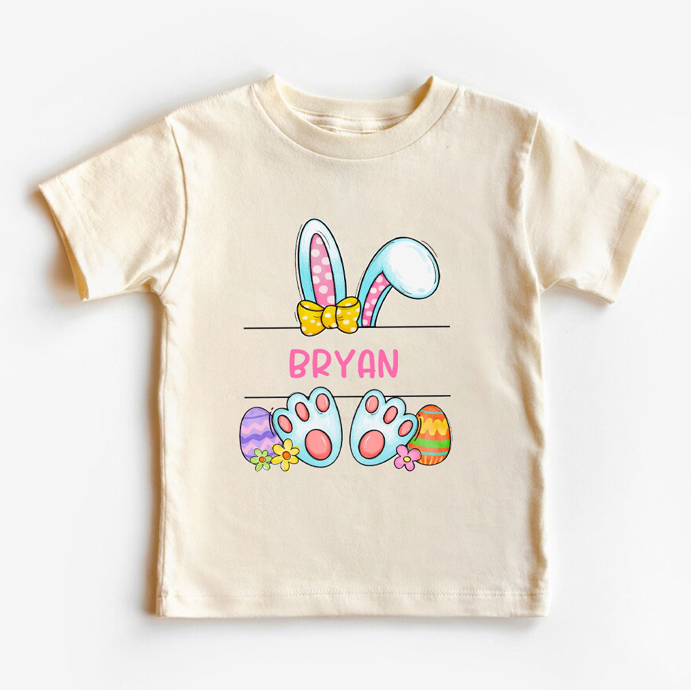 Personalized Easter Rabbit Kids T-Shirt