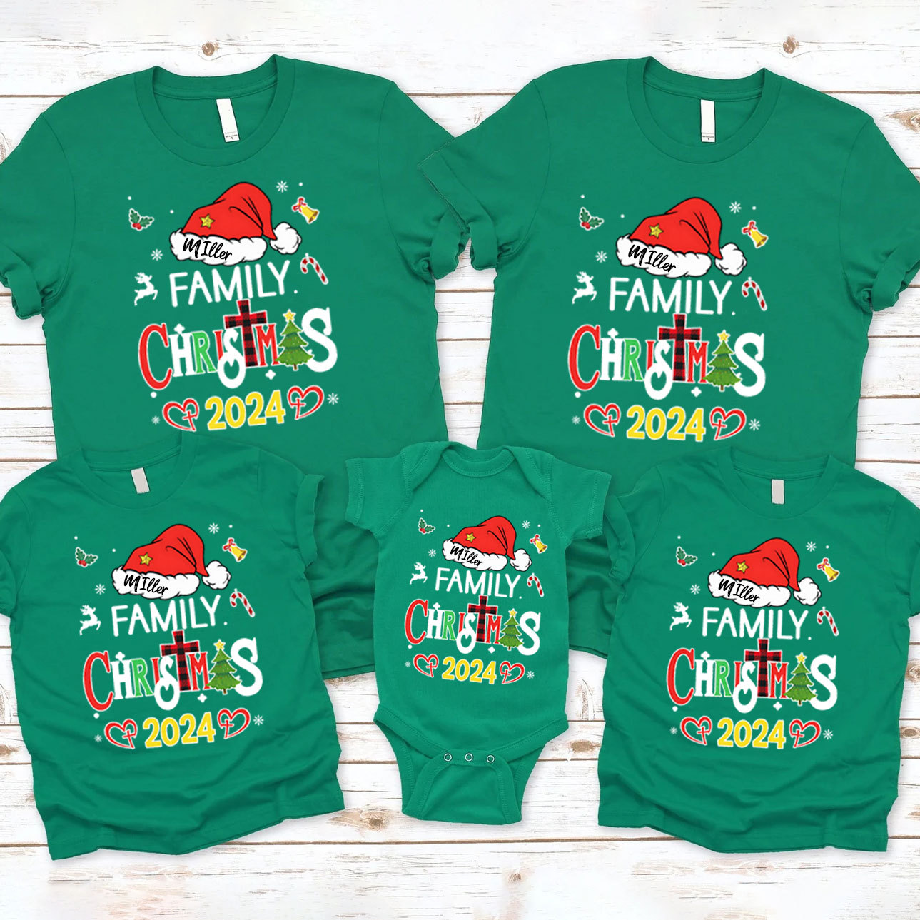 Personalized Family Christmas Matching Shirts
