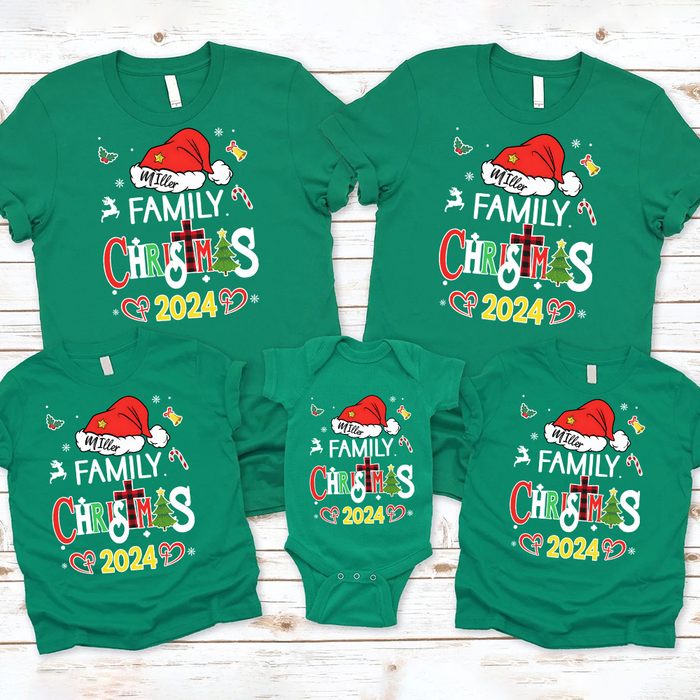 Personalized Family Christmas Matching Shirts