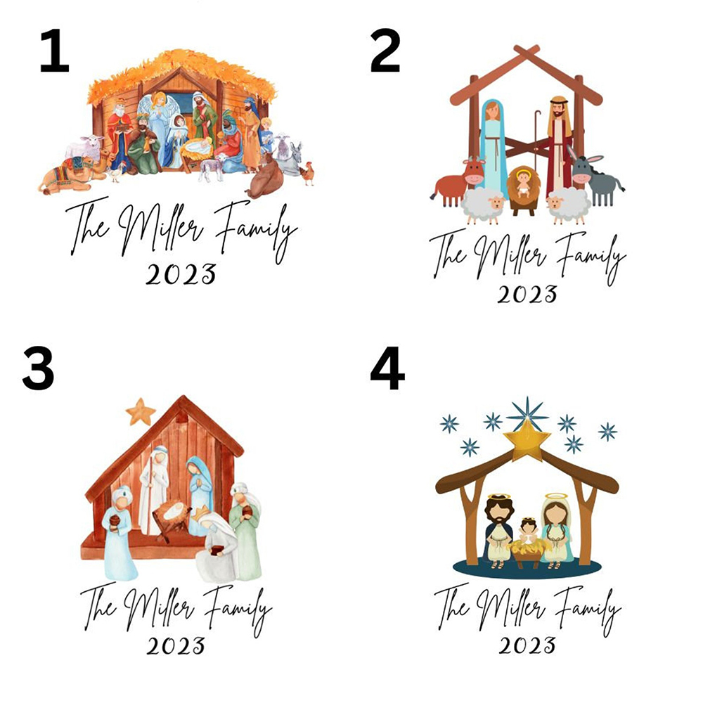 Personalized Family Christmas Ornament