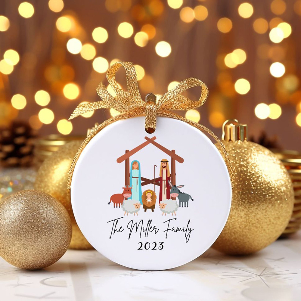 Personalized Family Christmas Ornament