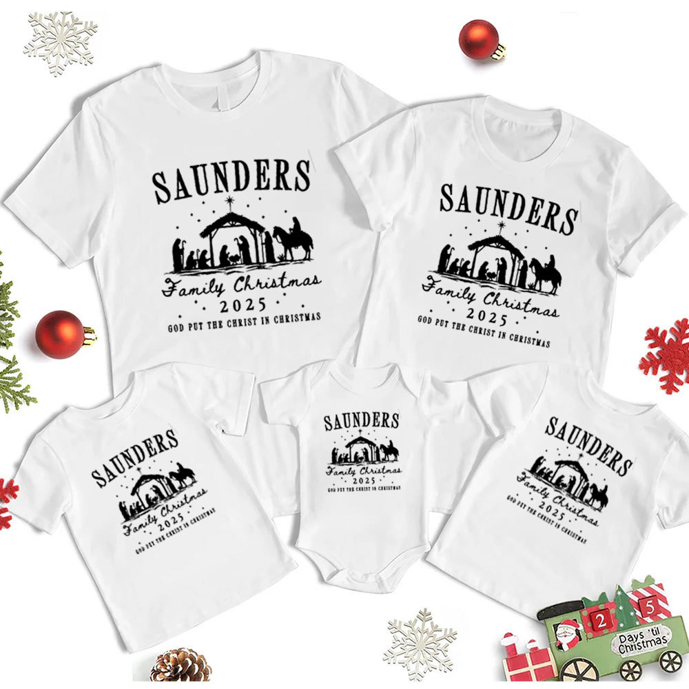 A Thrill Of Hope The Weary World Rejoice Christmas Family Matching Shirts Sale - GuidingCross