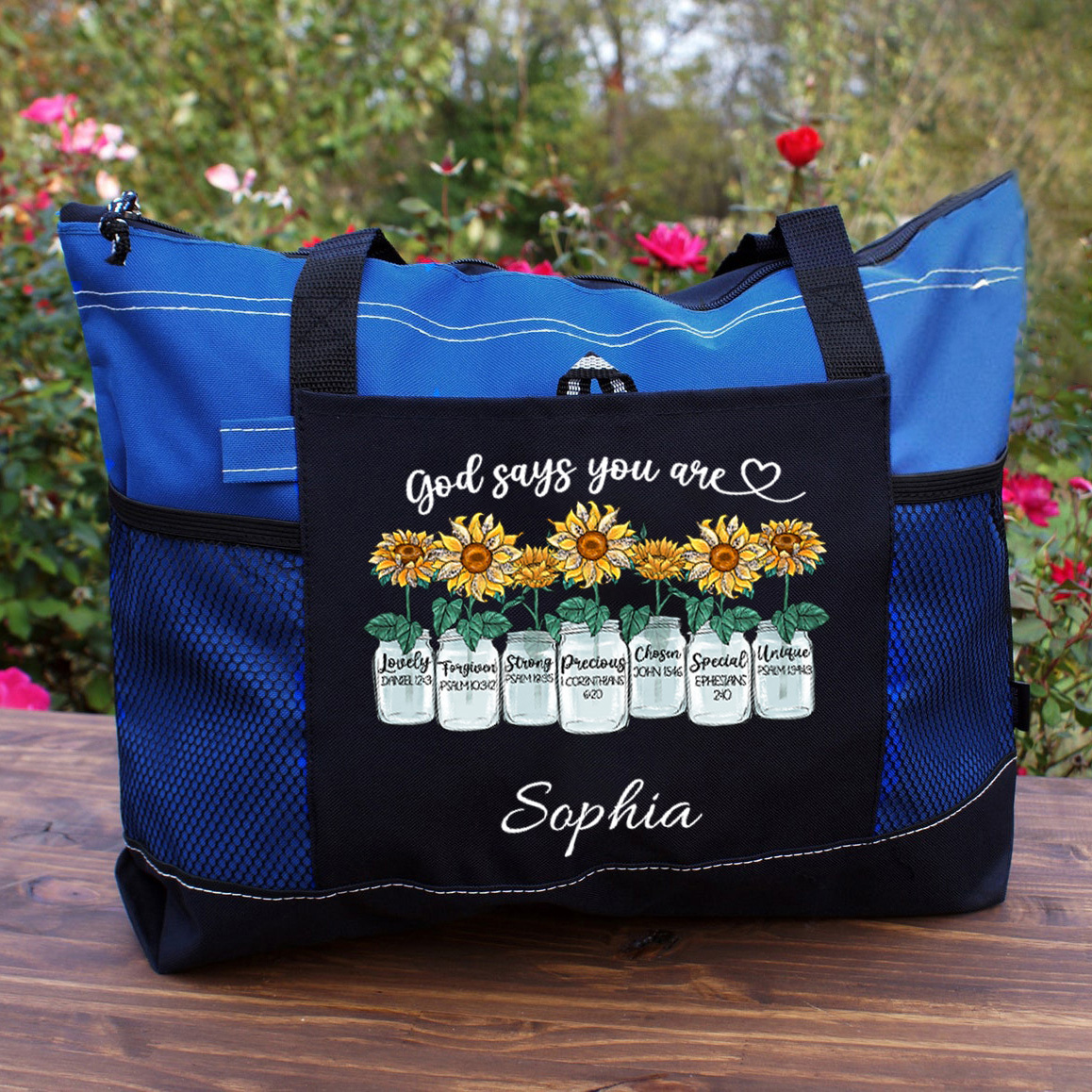 Personalized God Says You Are Christian Tote Bag