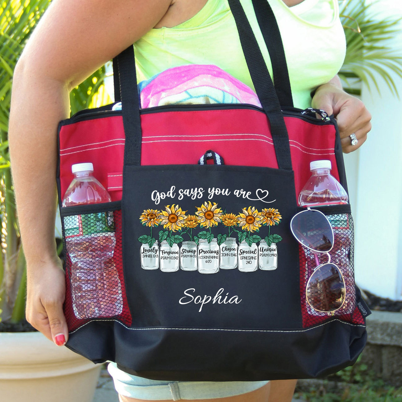 Personalized God Says You Are Christian Tote Bag