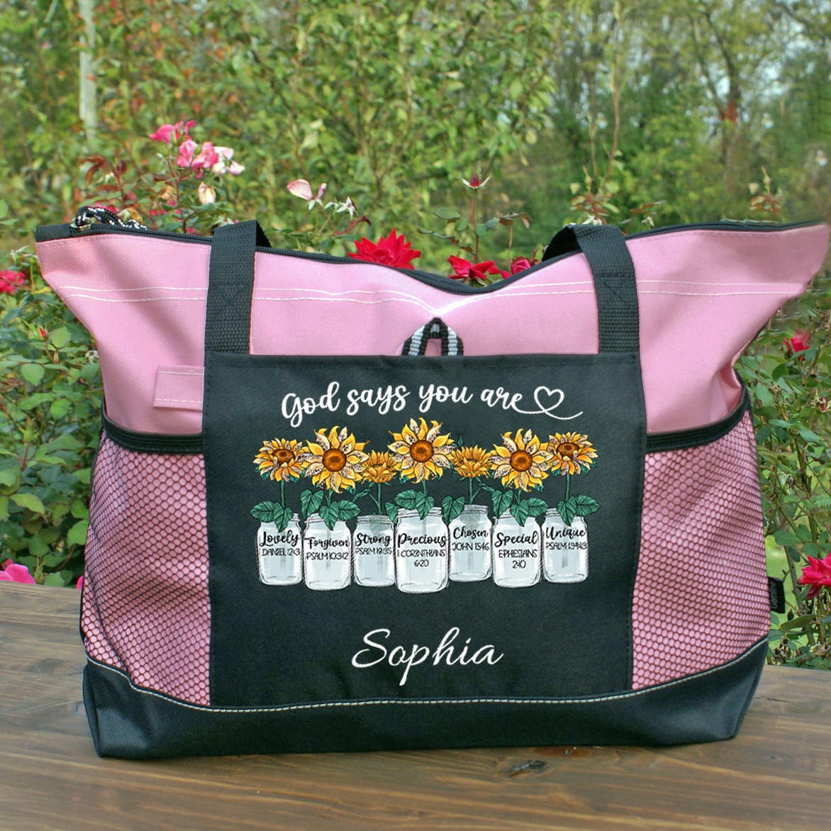 Personalized God Says You Are Christian Tote Bag