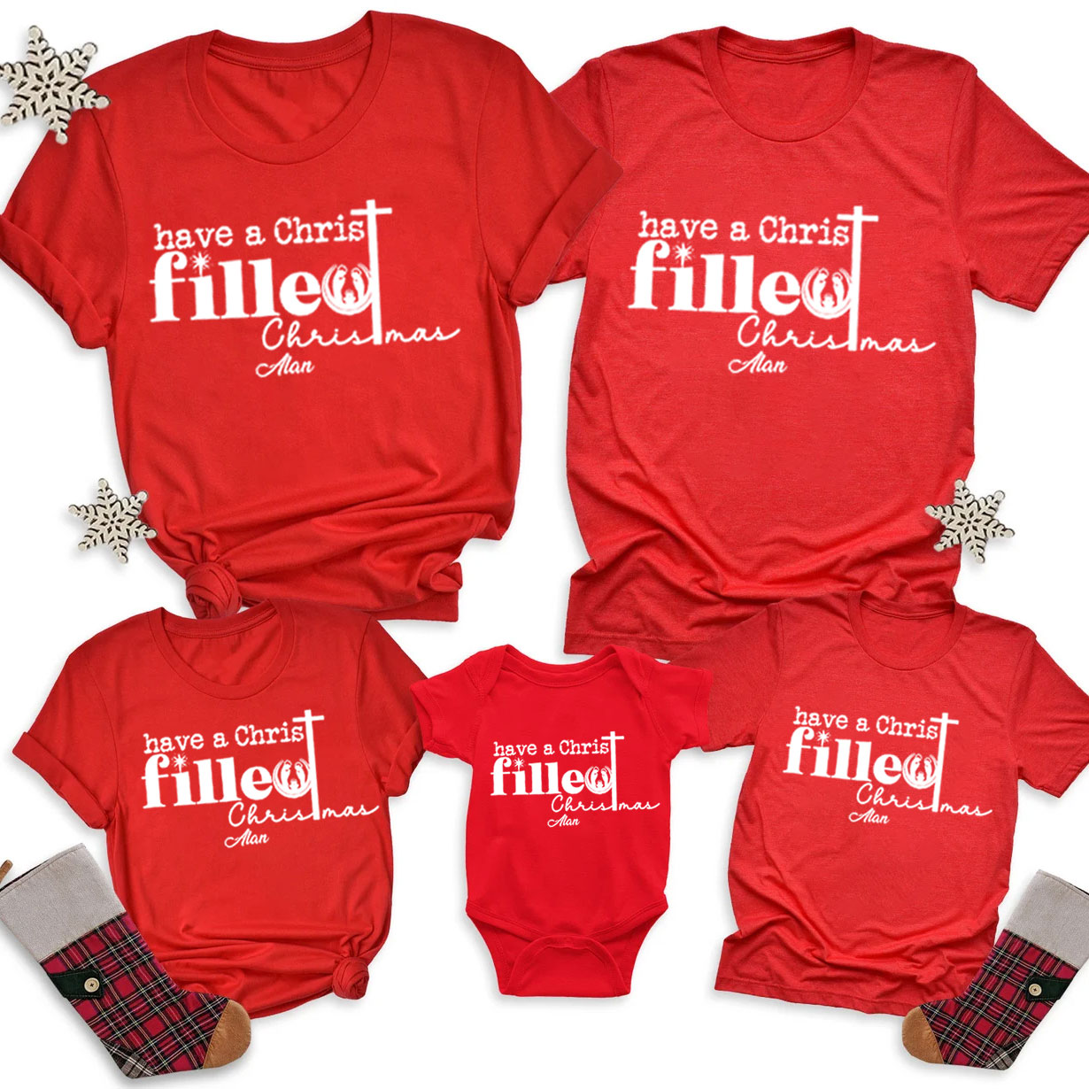A Thrill Of Hope The Weary World Rejoice Christmas Family Matching Shirts Sale - GuidingCross