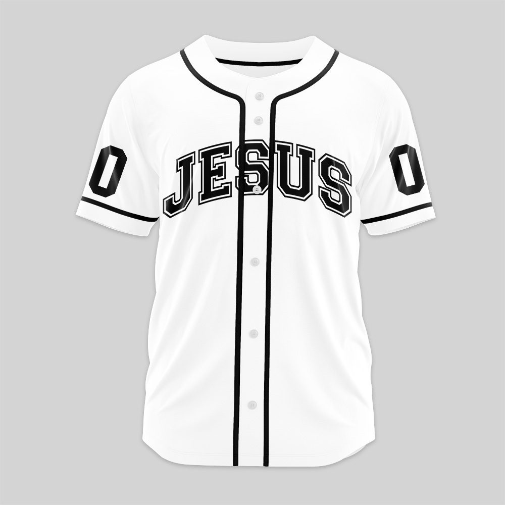 Personalized Jesus Christian Baseball Jersey