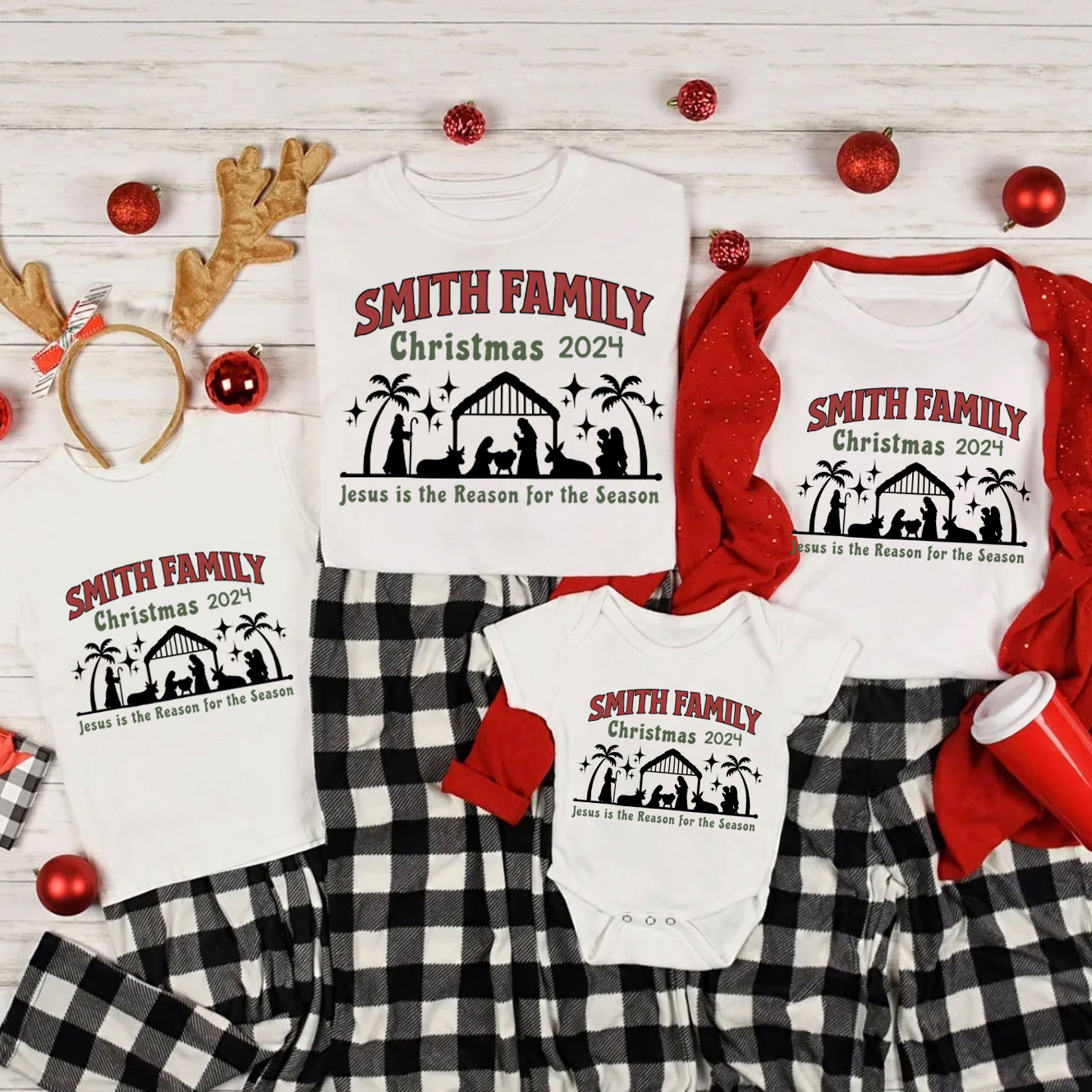 Personalized Have A Christ Filled Christmas Family Matching Shirts Sale - GuidingCross