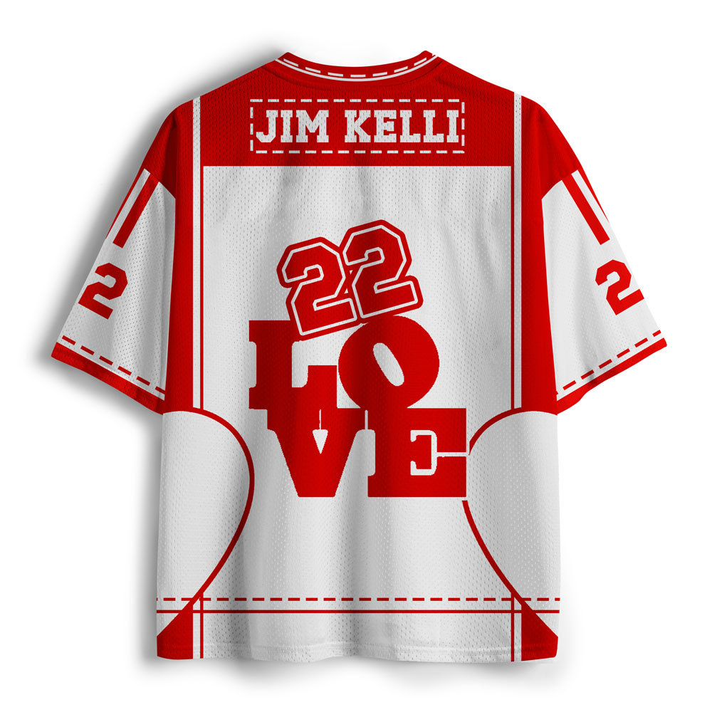 Personalized Love Is Kind Christian Mesh Jersey