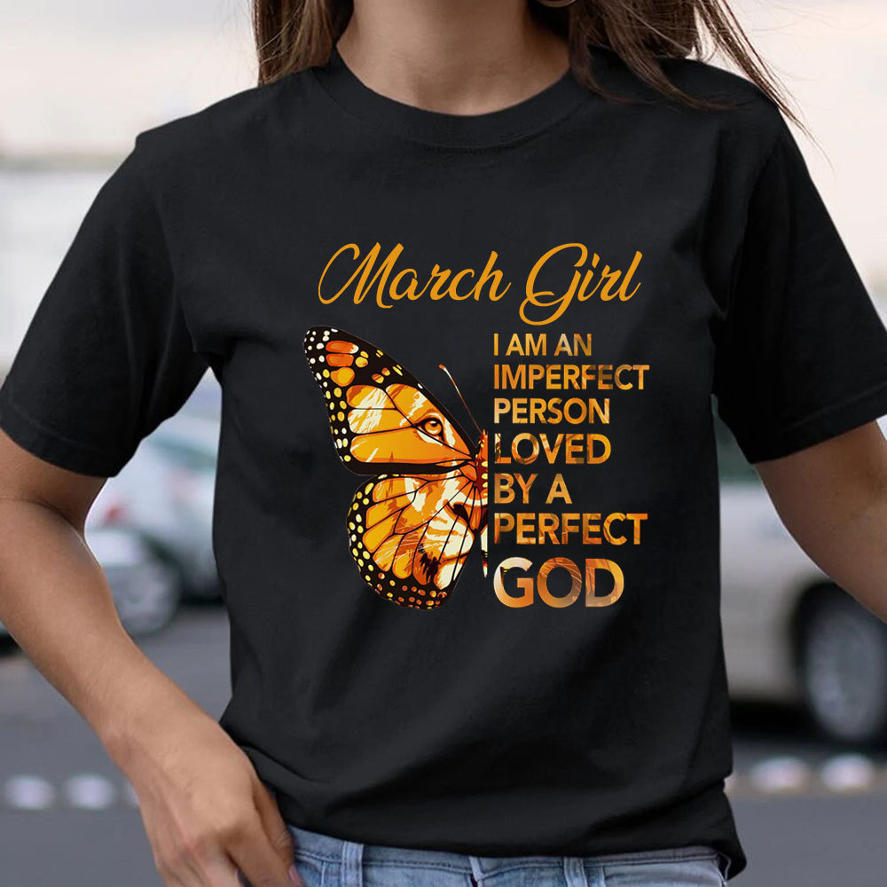 Personalized Loved By A Perfect God Christian T-Shirt
