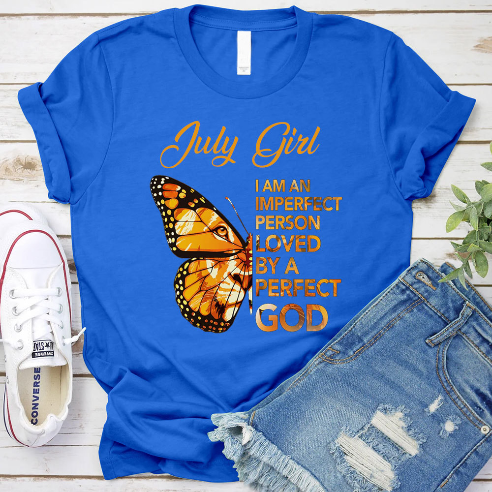 Personalized Loved By A Perfect God Christian T-Shirt