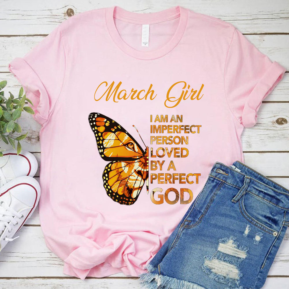 Personalized Loved By A Perfect God Christian T-Shirt